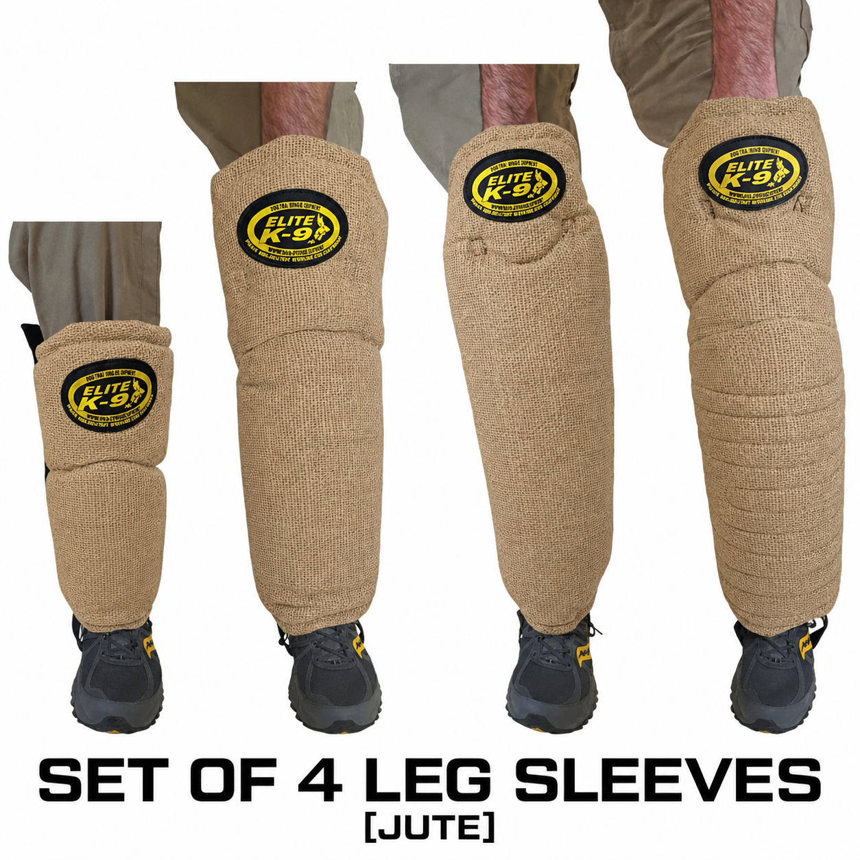 Elite K9 Belgian Style Leg Bite Sleeve – Jute or Synthetic Protection Training Sleeve