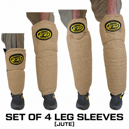 Elite K9 Belgian Style Leg Bite Sleeve – Jute or Synthetic Protection Training Sleeve