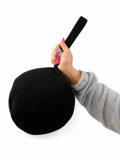 DOGTECH 7" Synthetic Dog Training Ball with Handle