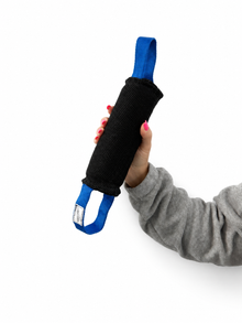 DOGTECH Small 8" x 2.75" Synthetic Cylinder Dog Tug with 2 Handles