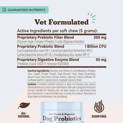 NATURAL DOG COMPANY - Super-Flora Probiotic Supplement