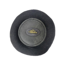 FOR DOG TRAINERS - 8" French Linen Frisbee Bite Tug in Black, durable for dogs