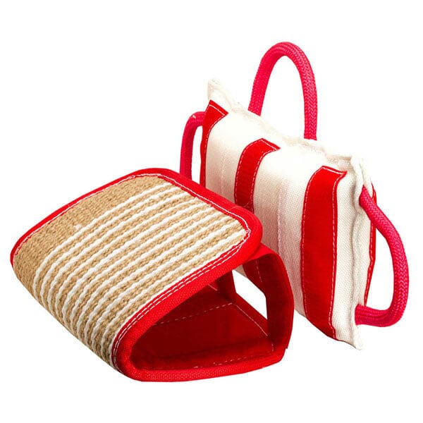 FOR DOG TRAINERS - Bite Training Pillow With Jute Cover in , durable for dogs