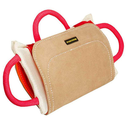 FOR DOG TRAINERS - Bite Training Pillow With Leather Cover in , durable for dogs