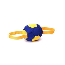 For Dog Trainers - French Linen Ball 6-in With Two Handles in , durable for dogs