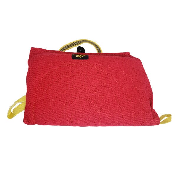 FOR DOG TRAINERS - French Linen Soft Puppy Bite Sleeve in Red, durable Pet Training Aids for dogs