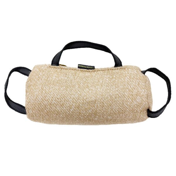 FOR DOG TRAINERS - Jute Bite Roll With 3-Handles (Soft) For Dog Trainers 