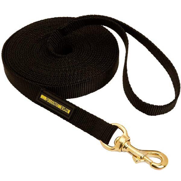 FOR DOG TRAINERS - Nylon Dog Leash For Training and Tracking For Dog Trainers 13ft 