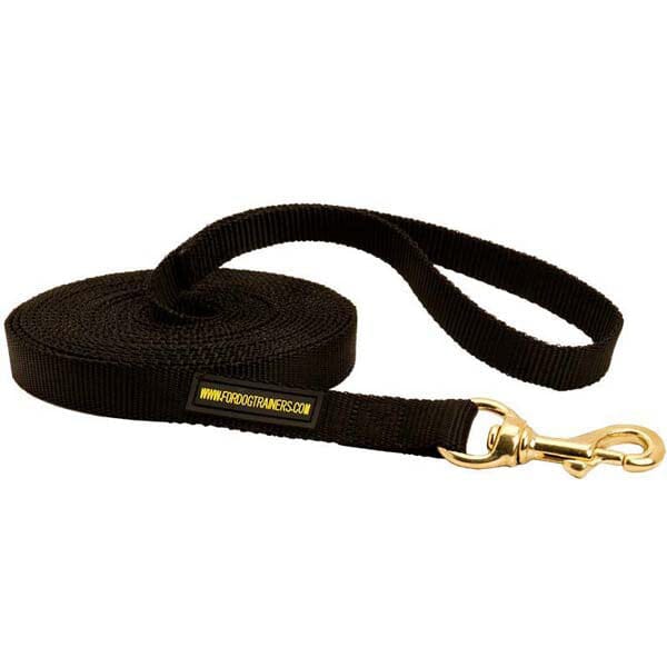 FOR DOG TRAINERS - Nylon Dog Leash For Training and Tracking in , durable for dogs