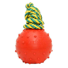 FOR DOG TRAINERS - Water Rubber Dog Ball on String in 2.3" Medium, durable Pet Training Aids for dogs