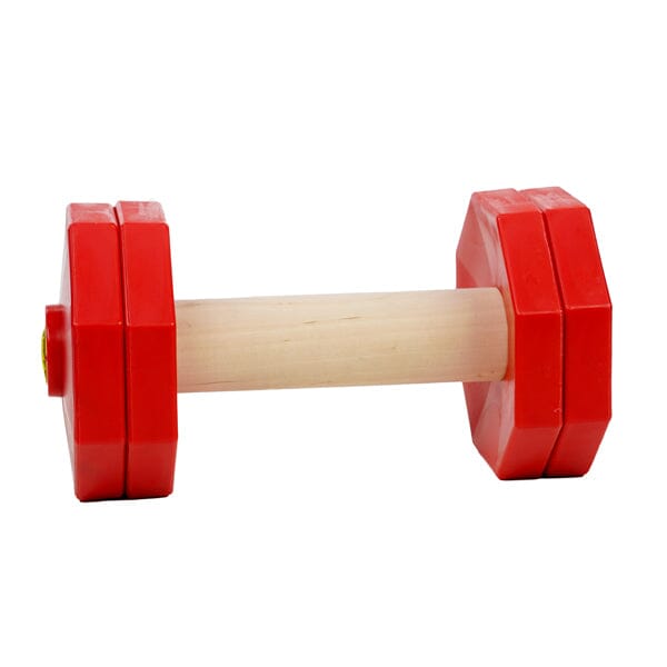 FOR DOG TRAINERS - Wooden Dog Training Dumbbell With Plastic Weight Plates 1000g Pet Training Aids For Dog Trainers 