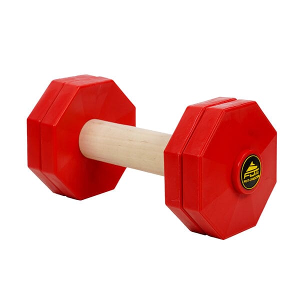 FOR DOG TRAINERS - Wooden Dog Training Dumbbell With Plastic Weight Plates 1000g Pet Training Aids For Dog Trainers 