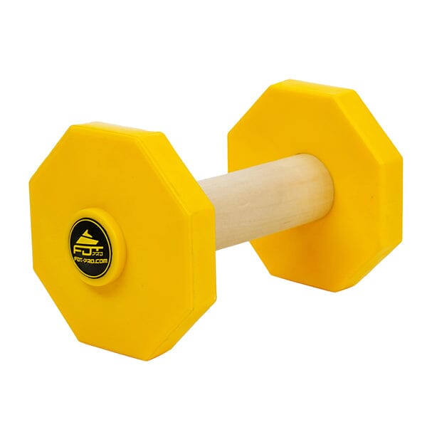 FOR DOG TRAINERS - Wooden Dog Training Dumbbell With Plastic Weight Plates 650g Pet Training Aids For Dog Trainers 