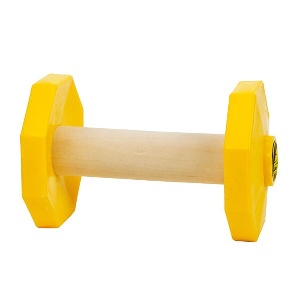 FOR DOG TRAINERS - Wooden Dog Training Dumbbell With Plastic Weight Plates 650g Pet Training Aids For Dog Trainers 