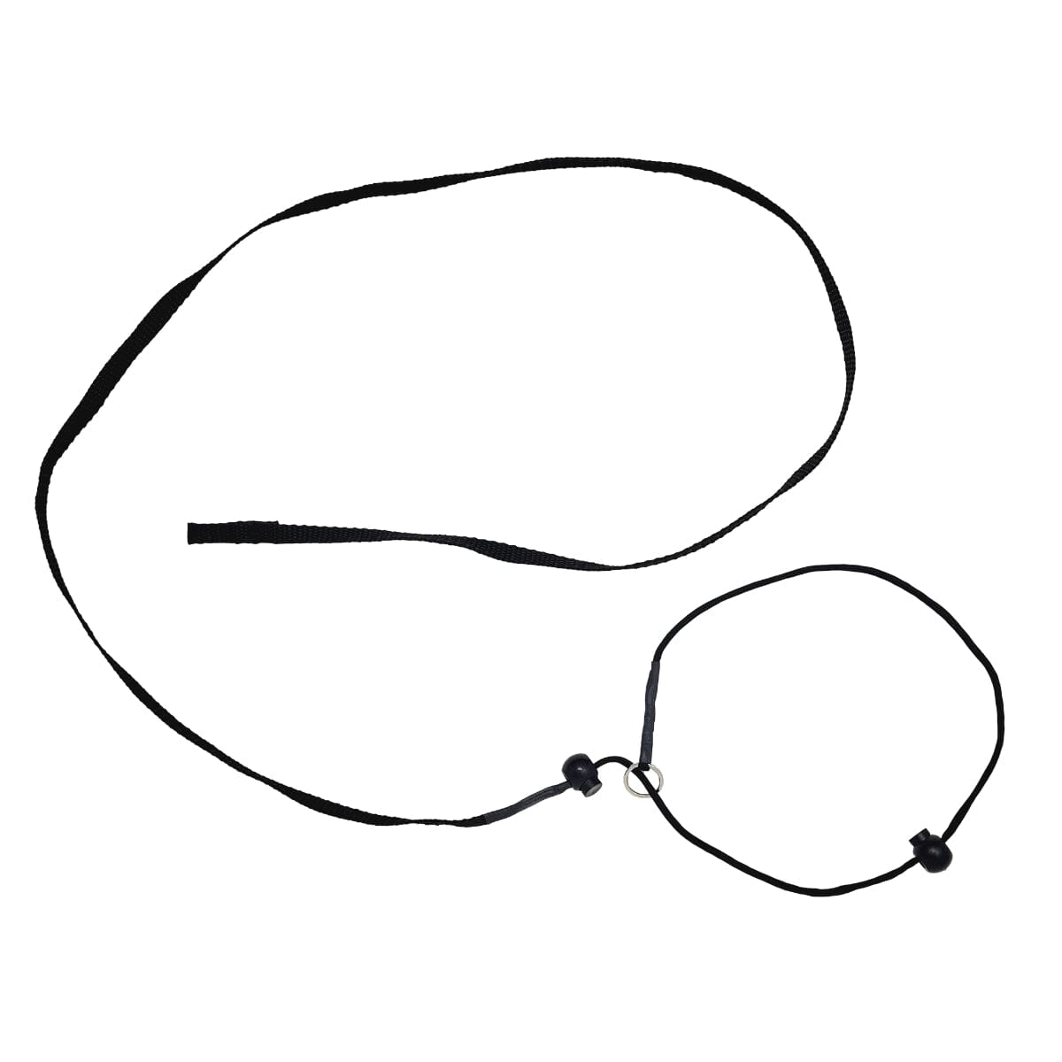GAPPAY - Dominant Dog Collar/Leash With Two Stoppers 4mm in 47" (1.2m), durable Pet Collars & Harnesses for dogs