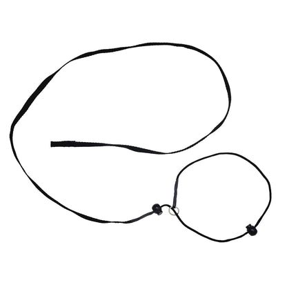 GAPPAY - Dominant Dog Collar/Leash With Two Stoppers 4mm in 47" (1.2m), durable Pet Collars & Harnesses for dogs