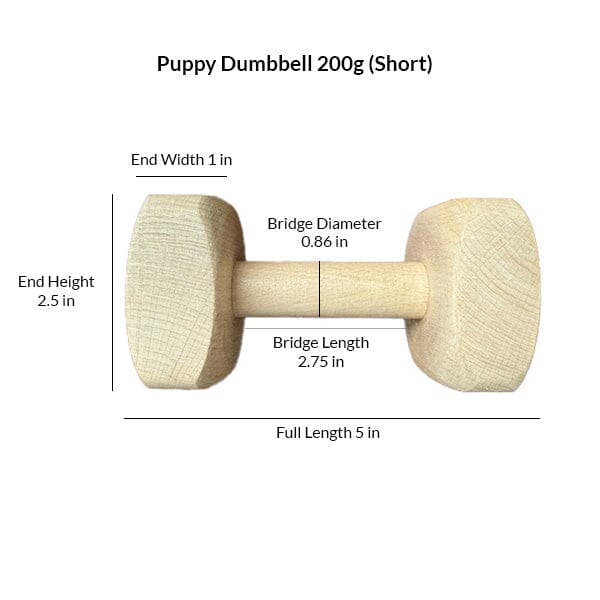 GAPPAY - Puppy Dumbbell 200g Pet Training Aids Gappay 