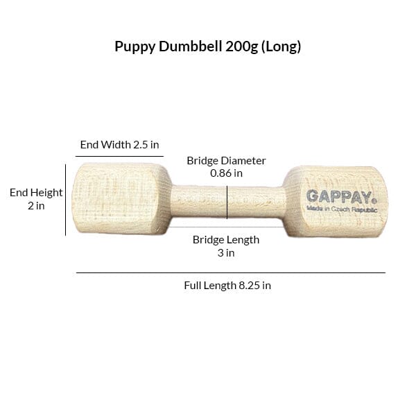 GAPPAY - Puppy Dumbbell 200g Pet Training Aids Gappay 