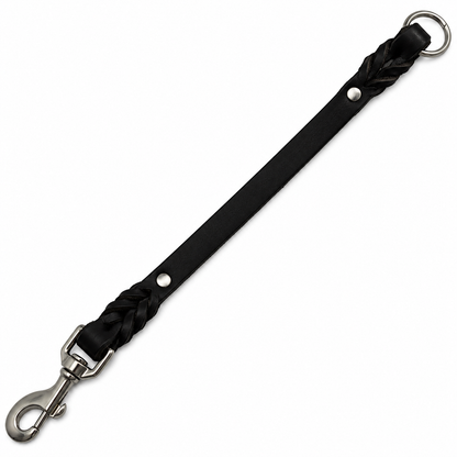 GSS 16" Leather Training Tab with O-Ring & Stainless Steel Clasp