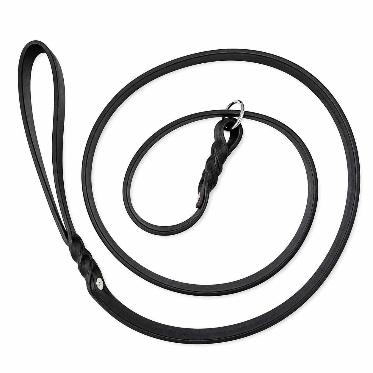 GSS 6ft Harness Leather Slip Lead – Heavy-Duty & Amish Made