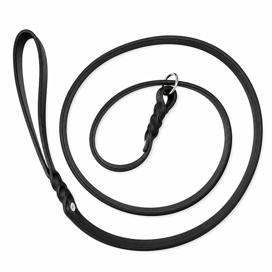 GSS 6ft Harness Leather Slip Lead – Heavy-Duty & Amish Made