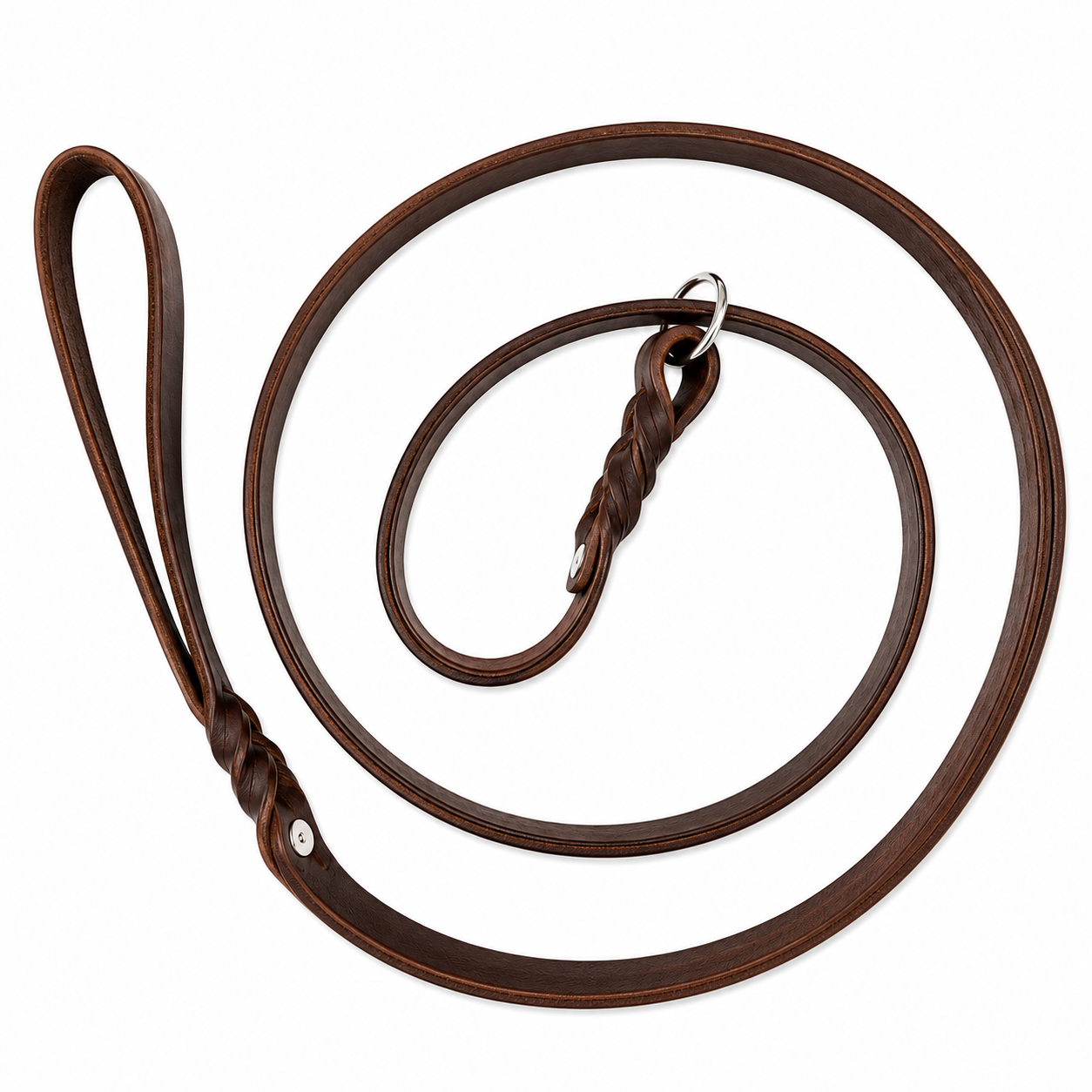 GSS 6ft Harness Leather Slip Lead – Heavy-Duty & Amish Made