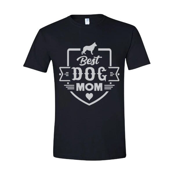 GSS - Best German Shepherd Mom T-Shirts German Shepherd Shop Gildan Men's Crewneck Black S