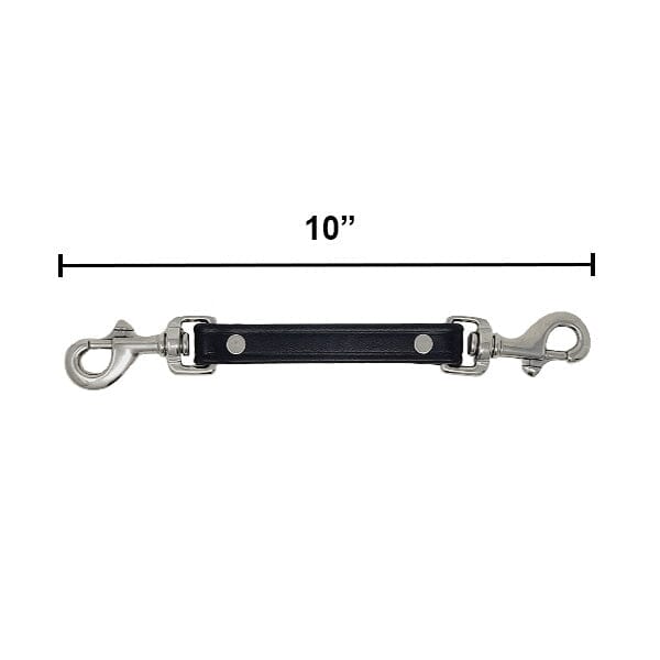 GSS - Biothane Prong Collar Backup Safety Connector in 10", durable for dogs
