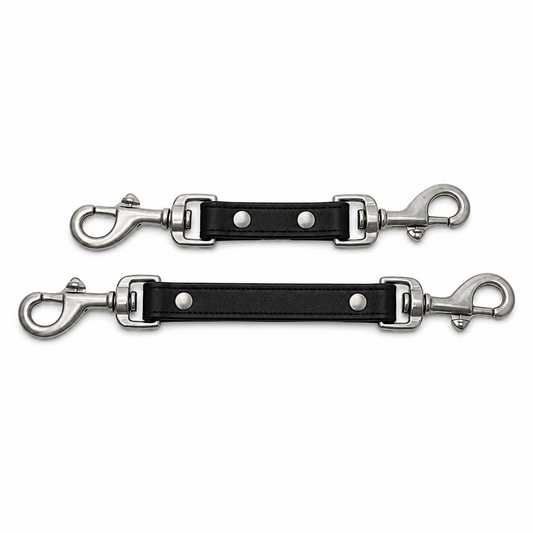 GSS Biothane Prong Collar Backup Connector for Dogs – Safety Clip to Prevent Escapes