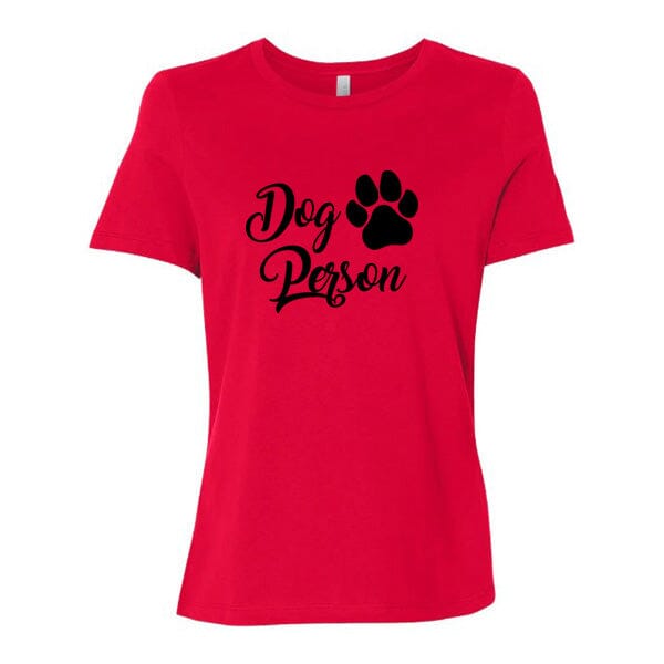 GSS - Dog Person T-Shirts Shirts & Tops German Shepherd Shop Bella Canvas Women's Crewneck Red S