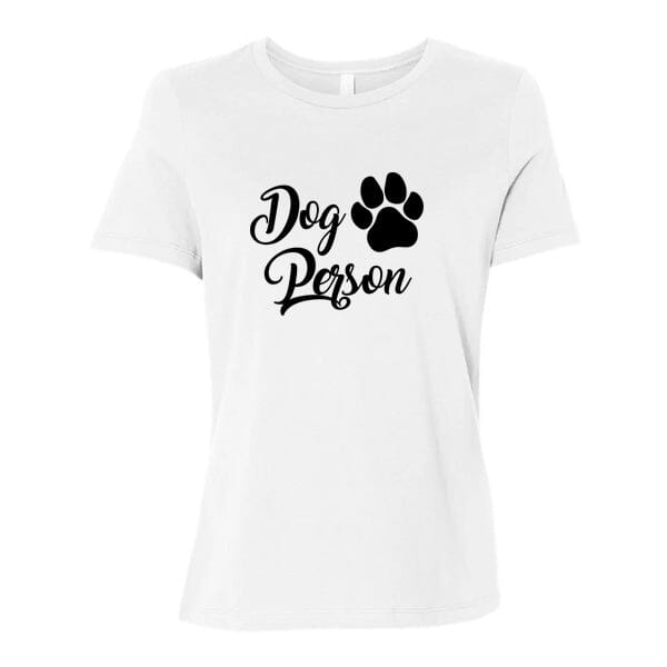 GSS - Dog Person T-Shirts Shirts & Tops German Shepherd Shop Bella Canvas Women's Crewneck White S