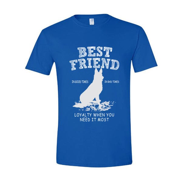 GSS - German Shepherd Best Friend T-Shirts German Shepherd Shop Gildan Men's Crewneck Royal Blue S