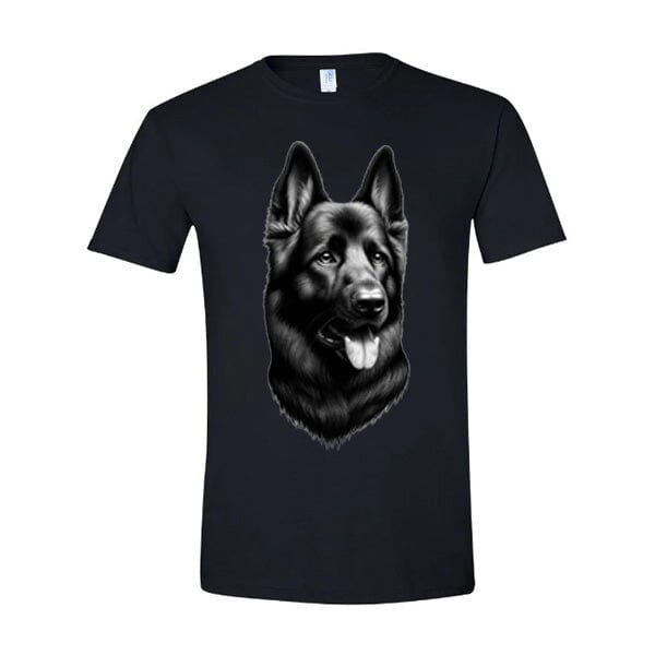 GSS - German Shepherd Protector T-Shirts German Shepherd Shop Gildan Men's Crewneck Black S