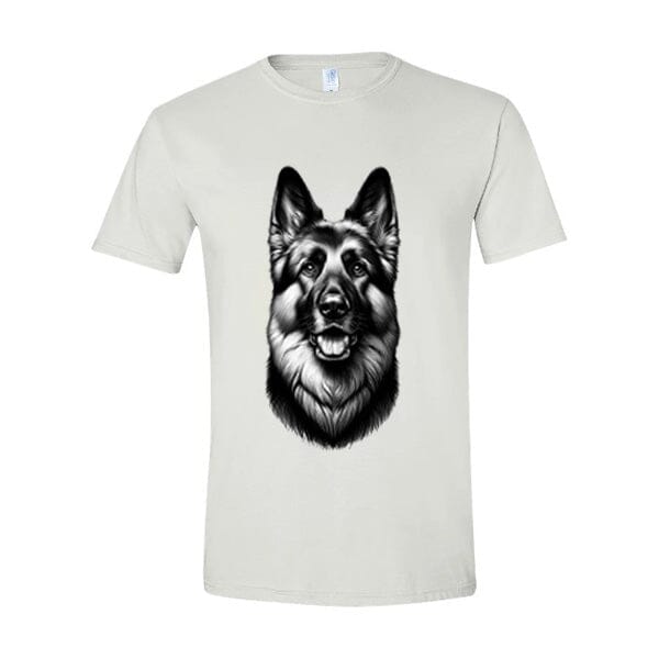 GSS - Happy Guardian Shepherd T-Shirts German Shepherd Shop Gildan Men's Crewneck White S