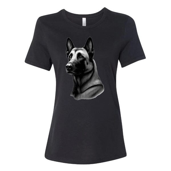 GSS - Malinois T-Shirts German Shepherd Shop Bella Canvas Women's Crewneck Black S