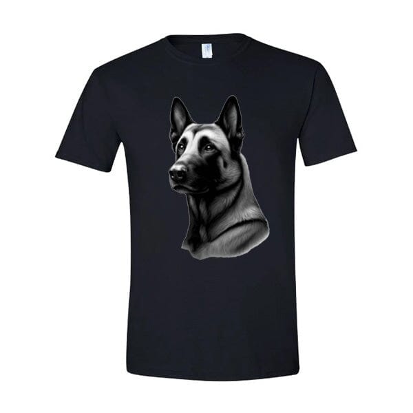 GSS - Malinois T-Shirts German Shepherd Shop Gildan Men's Crewneck Black S