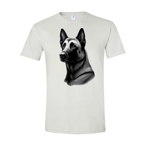 GSS - Malinois T-Shirts German Shepherd Shop Gildan Men's Crewneck White S