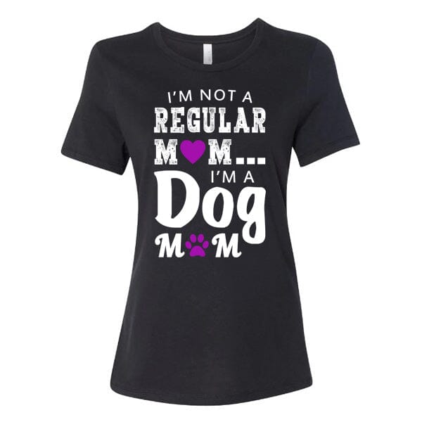 GSS - Not A Regular Mom T-Shirts Shirts & Tops German Shepherd Shop Bella Canvas Women's Crewneck Black S