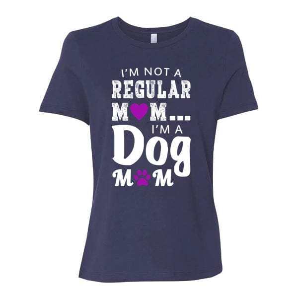 GSS - Not A Regular Mom T-Shirts Shirts & Tops German Shepherd Shop Bella Canvas Women's Crewneck Navy S