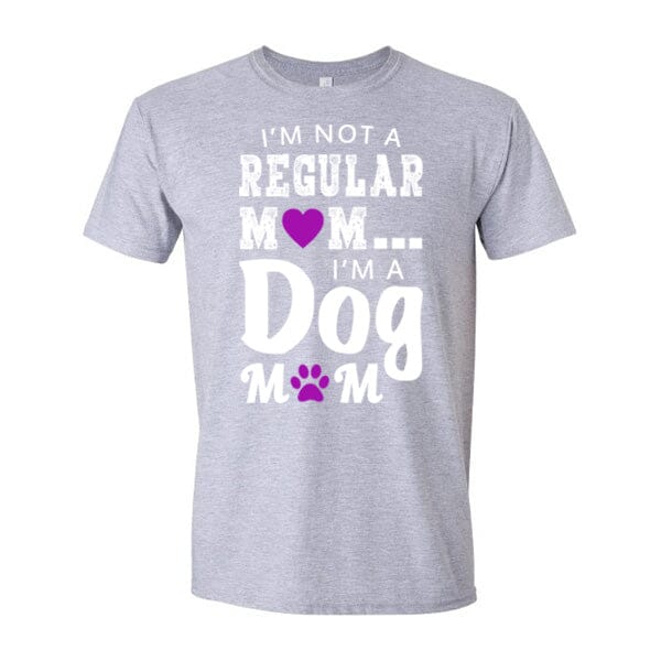 GSS - Not A Regular Mom T-Shirts Shirts & Tops German Shepherd Shop Gildan Men's Crewneck Heather Gray S