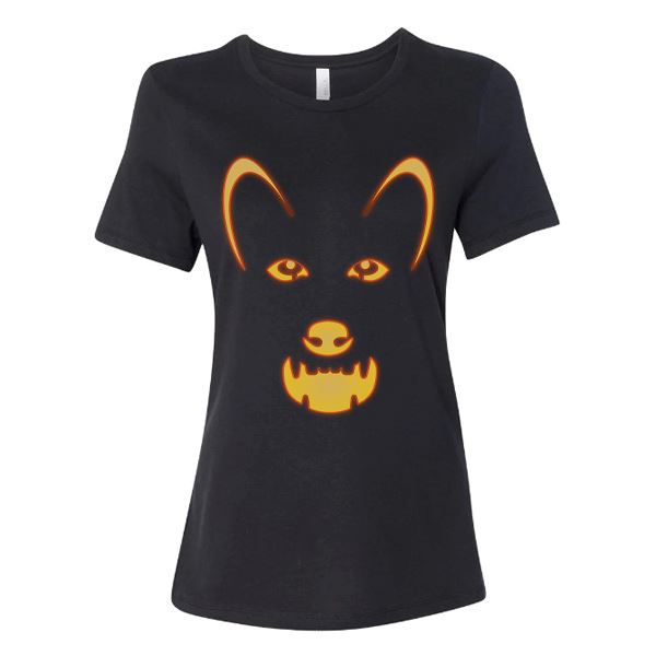 GSS - Spooky German Shepherd T-Shirts Shirts & Tops German Shepherd Shop Bella Canvas Women's Crewneck Black S