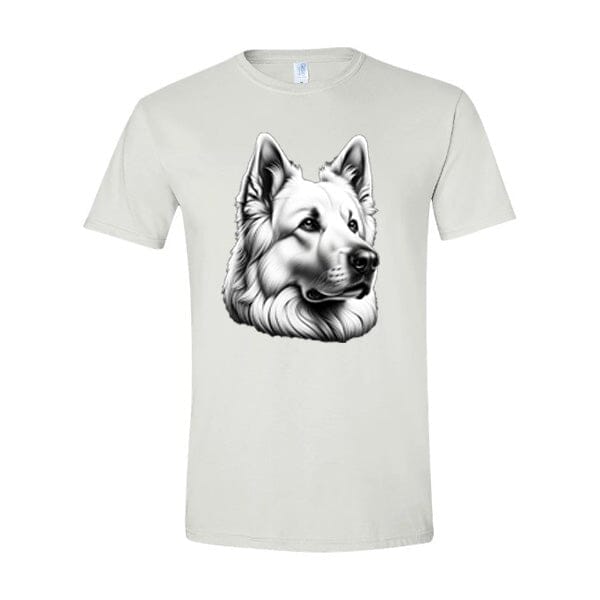 GSS - White German Shepherd T-Shirts German Shepherd Shop Gildan Men's Crewneck White S