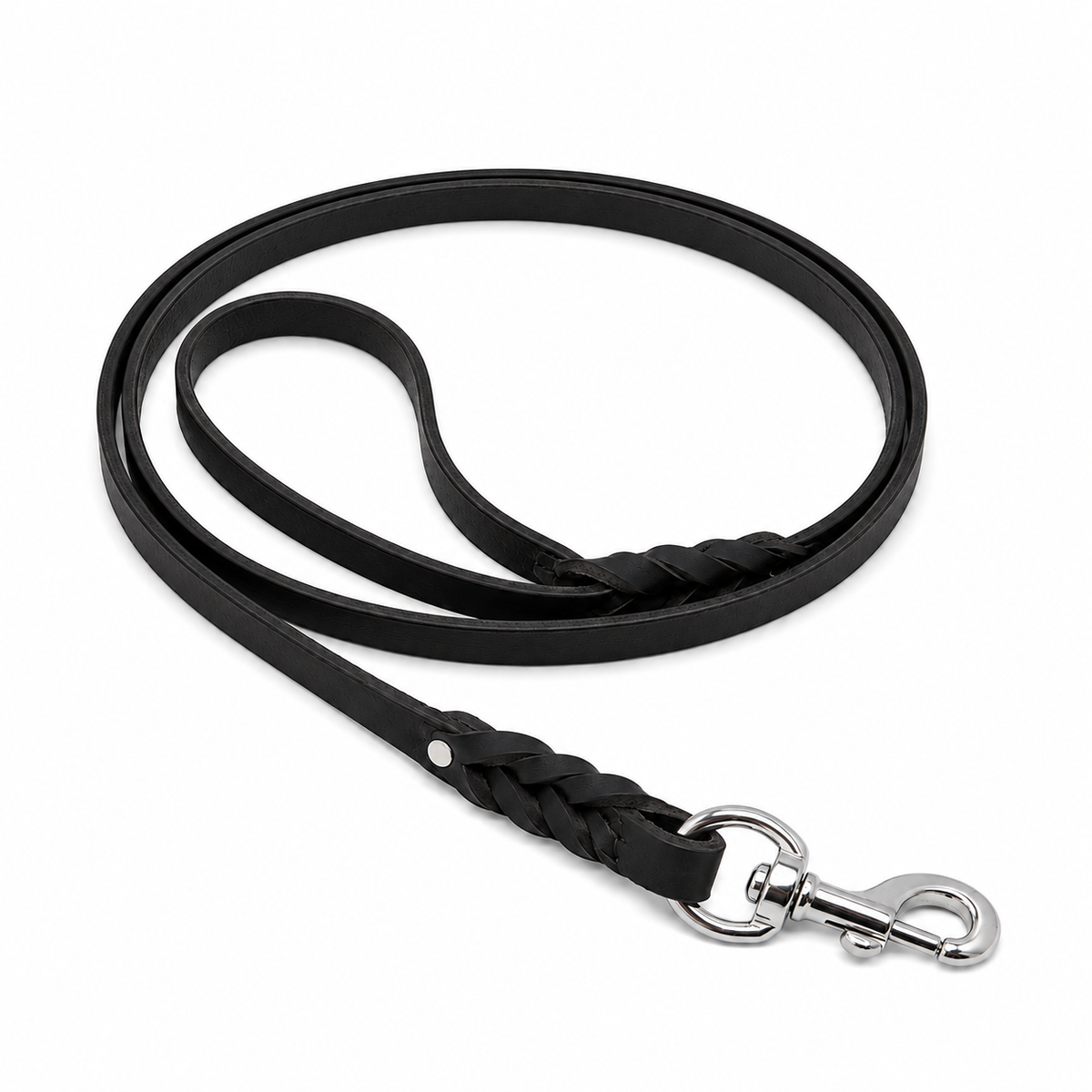GSS ½″ Heavy‑Duty Lightweight Leather Leash – Amish‑Made, USA