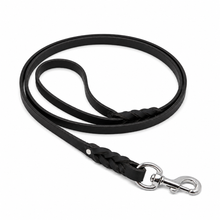 GSS 1/2" Lightweight Harness Leather Dog Leash with Stainless Steel Clasp