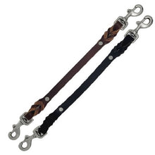 GSS - 16" Double Stainless Steel Clasp Leather Tab