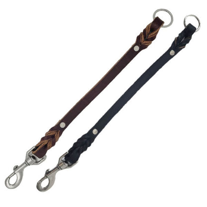 GSS - 16" Leather Tab with Stainless-Steel Clasp and O-Ring
