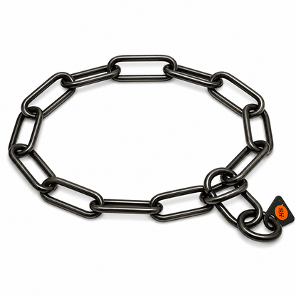 HERM SPRENGER - Black Stainless Steel Long Link Fur Saver 3mm
