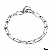 HERM SPRENGER - Chrome Long Link Fur Saver Collar 3mm