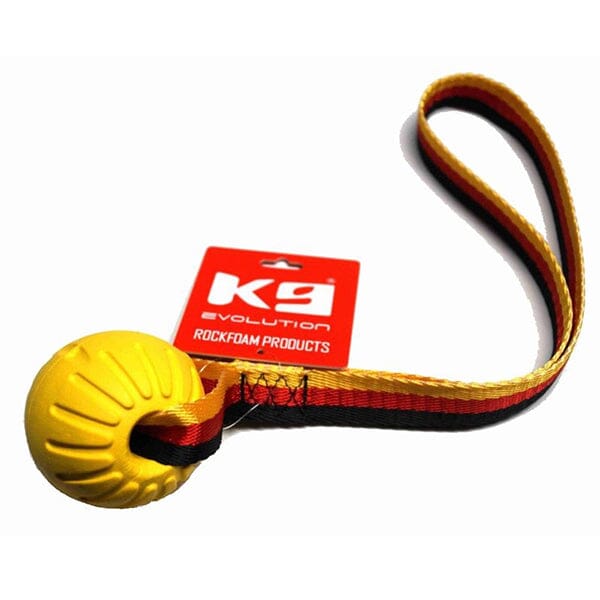 K9 EVOLUTION - Ball Fantastic EVA-Foam With Rope K9 Evolution 3.5" 