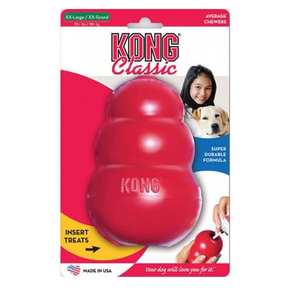 KONG - Classic Dog Toy - Red Dog Toys Kong XX-Large - Dogs over 85 lbs 